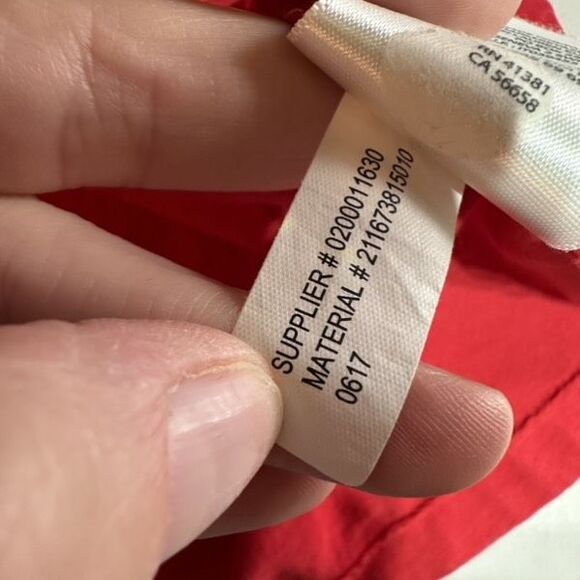 Polo Ralph Lauren Womens Solid V Neck Short Sleeve Top Red Size Large Logo chest - Picture 6 of 8